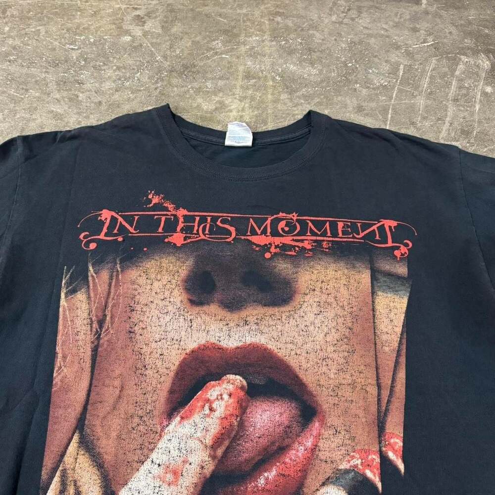 Vintage In This Moment Band Tee Lick My Hell Pop Distressed Thrashed Large